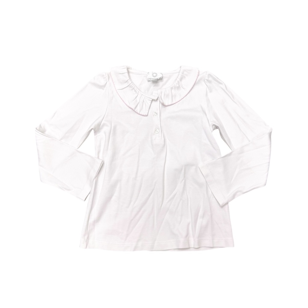 The Proper Peony Knit 3/4 Sleeve Collared Shirt